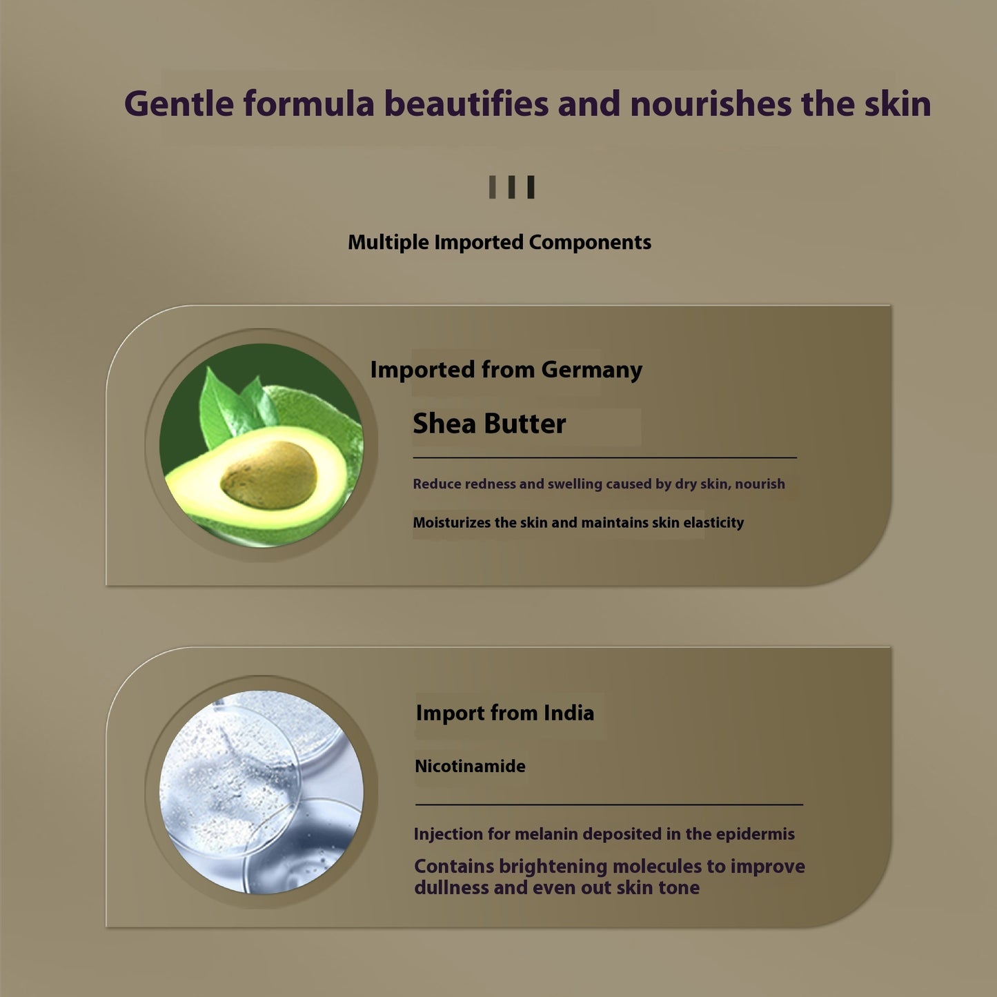 Nicotinamide Care Product Set Brightens Skin Color