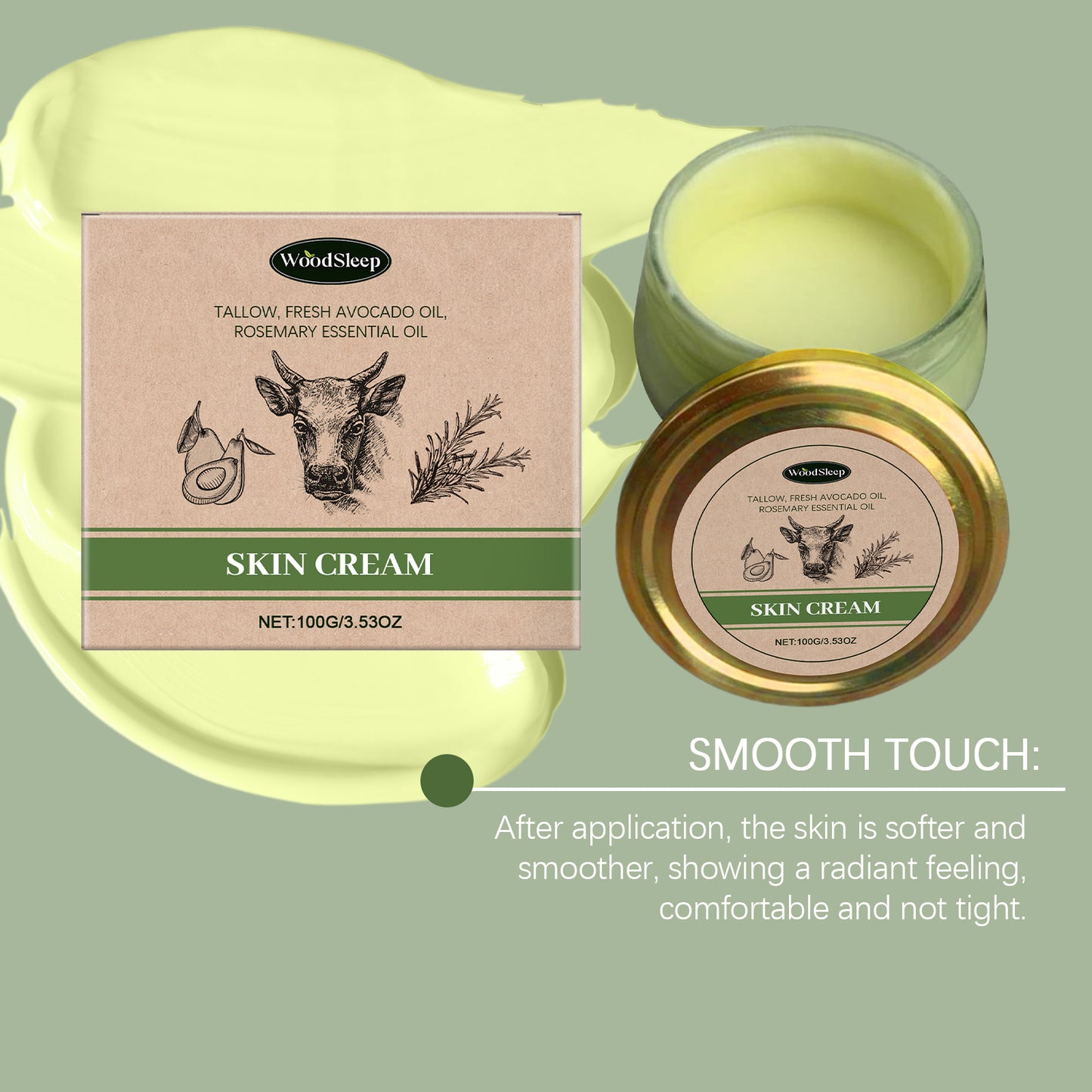 Organic Cow Fat Skincare Cream